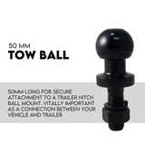 Adjustable Height Tow Hitch Ball Towbar Drop — view 6