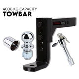 Adjustable Drop Towbar Tow Bar Ball Mount — view 2