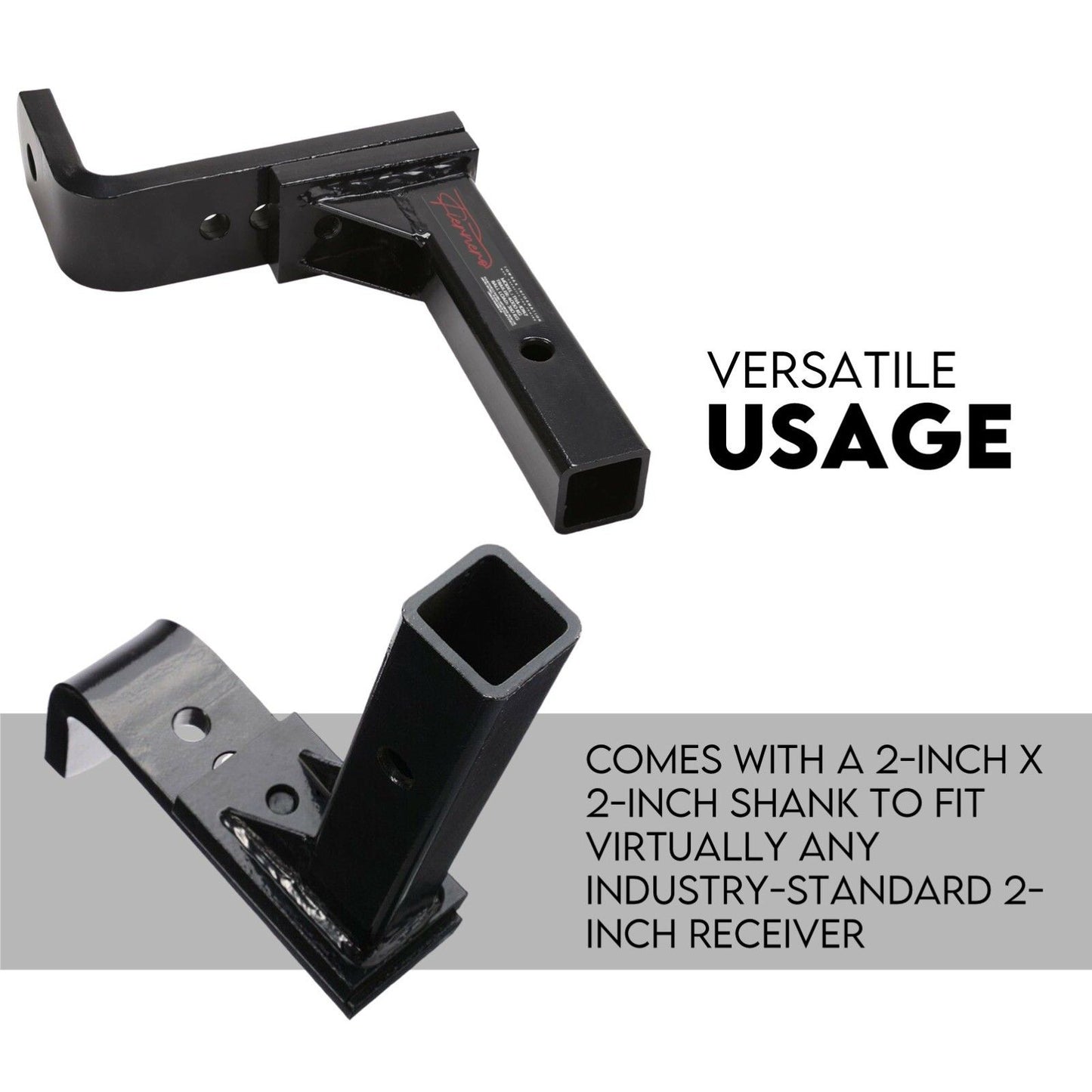 Adjustable Drop Towbar Tow Bar Ball Mount — view 4