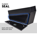 Under tray tool box 750mm black steel — view 5