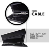 Under tray tool box 750mm black steel — view 6