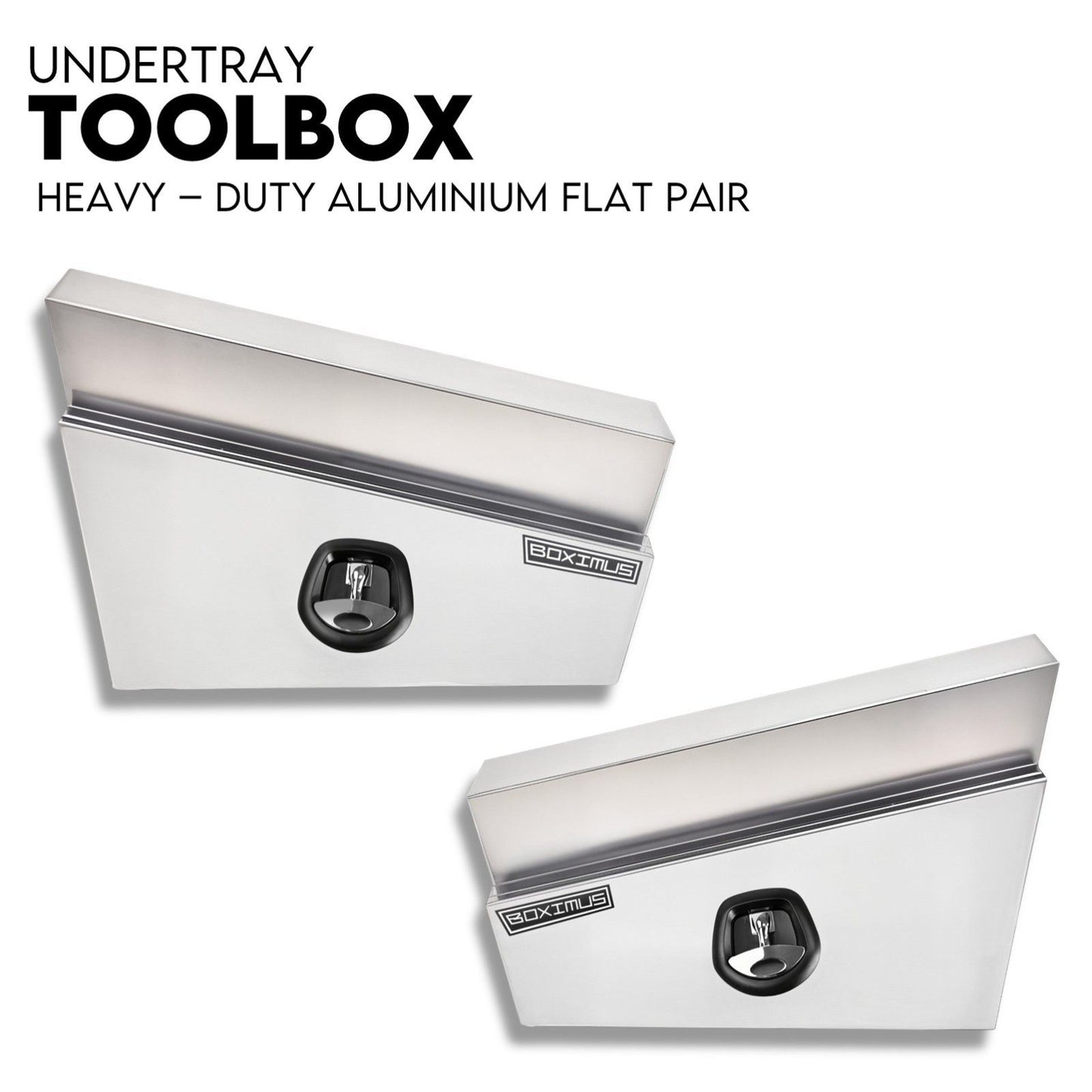 Under tray tool box 750mm aluminium — view 2