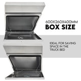 Under tray tool box 600mm aluminium — view 4