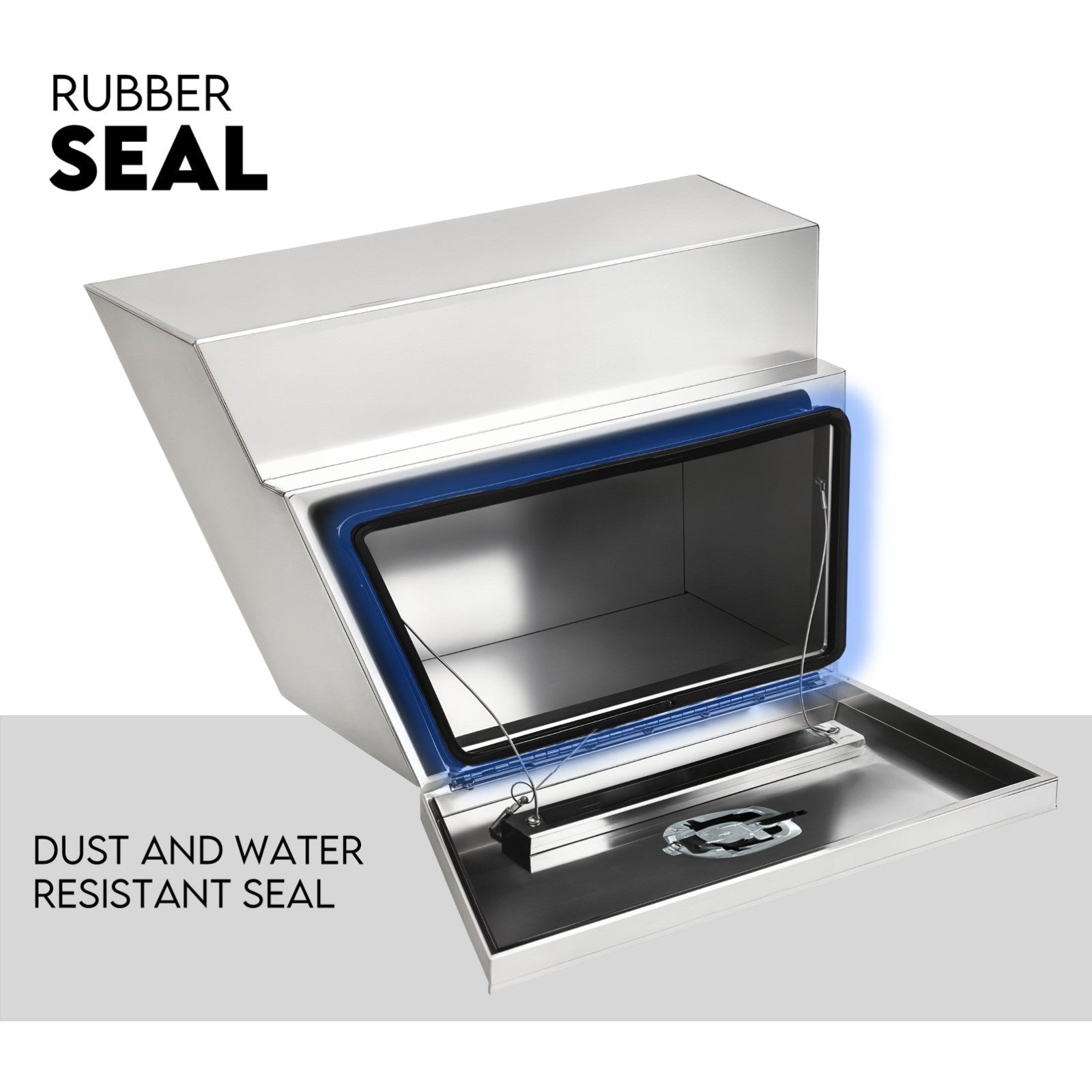Under tray tool box 600mm aluminium — view 5