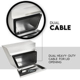 Under tray tool box 600mm aluminium — view 6