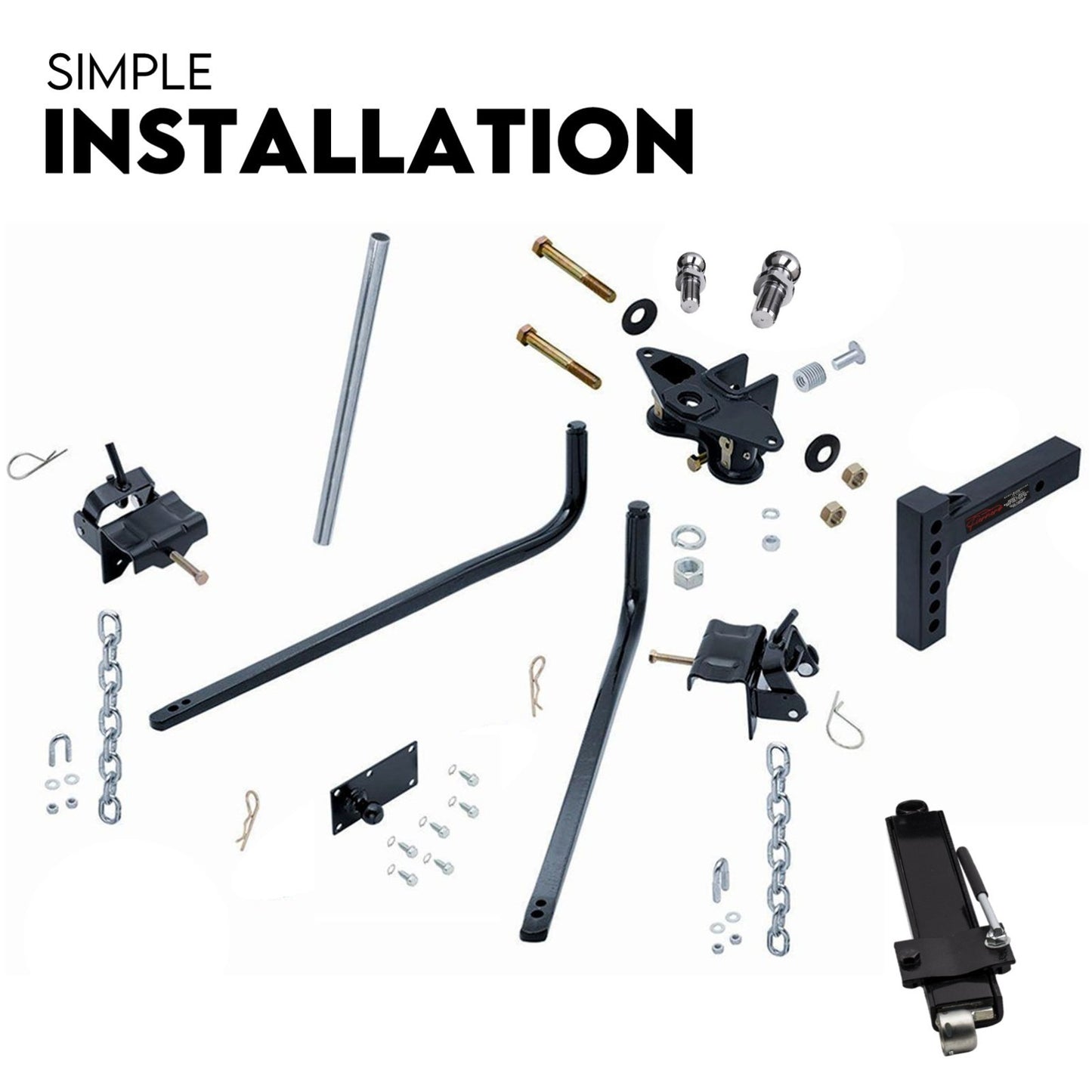 Weight distribution hitch system 800lb — view 8