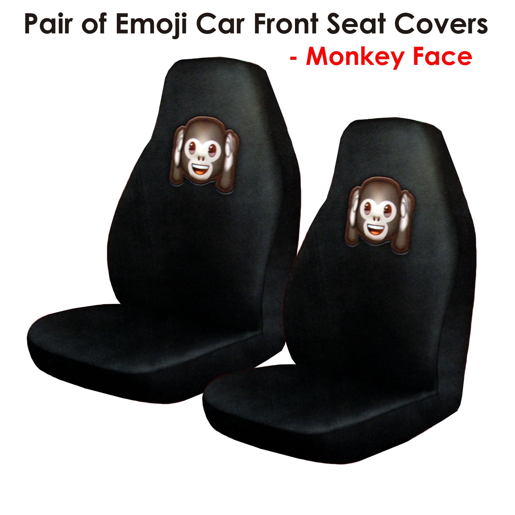 Pair of Emoji Car Front Seat — view 3