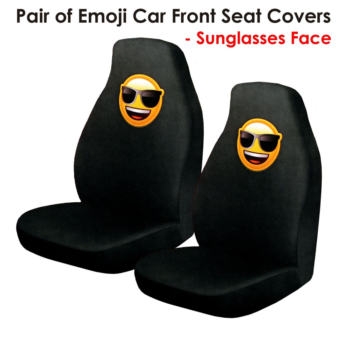 Pair of Emoji Car Front Seat — view 3
