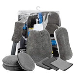 Car Cleaning Sponge Towel Brush Set — view 2