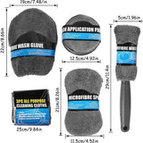 Car Cleaning Sponge Towel Brush Set — view 6