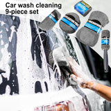 Car Cleaning Sponge Towel Brush Set — view 7