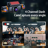 4 Channel 5G WiFi Dashcam FHD — view 4