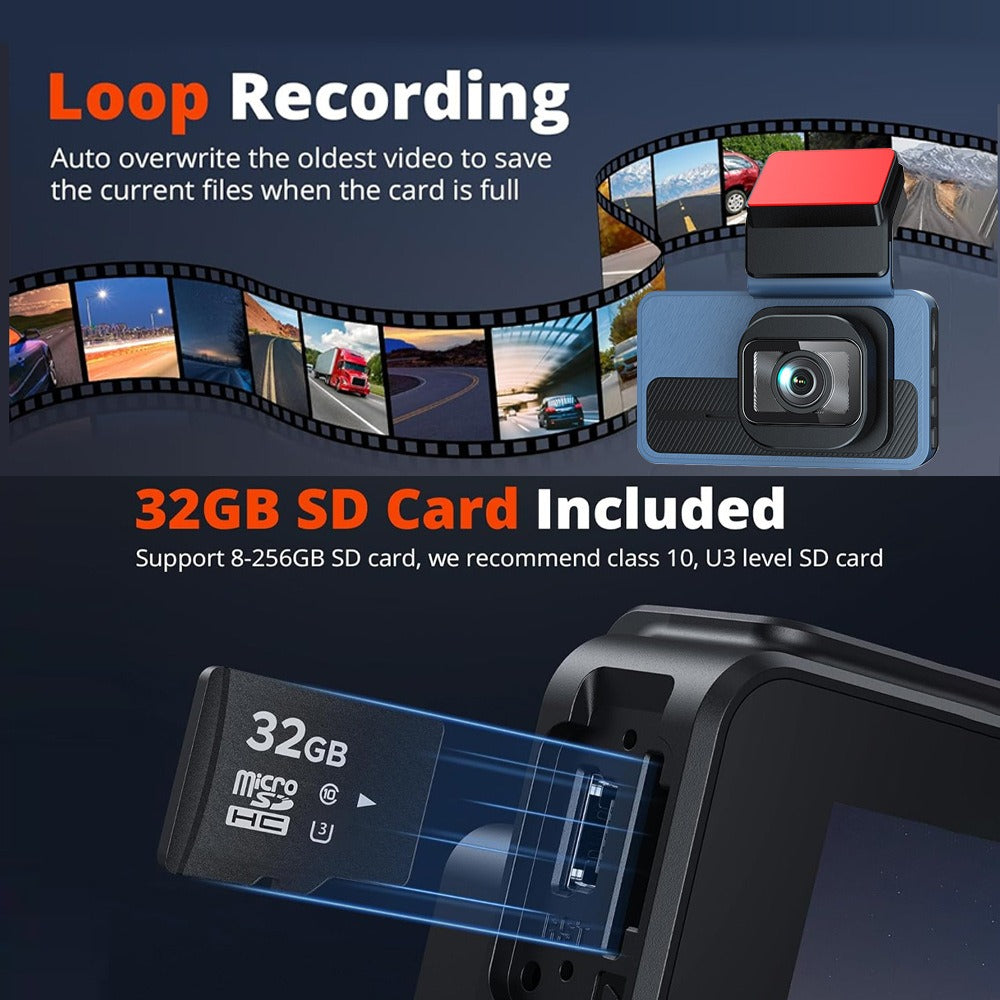 4K+2.5K Dual Dash Cam with — view 5