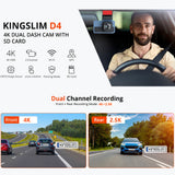 4K+2.5K Dual Dash Cam with — view 8