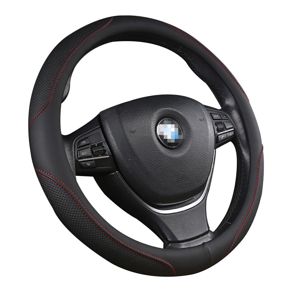Universal PU Leather Steering Wheel Cover — view 2