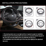 Universal PU Leather Steering Wheel Cover — view 9