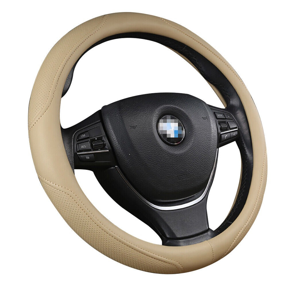 Universal PU Leather Steering Wheel Cover — view 4