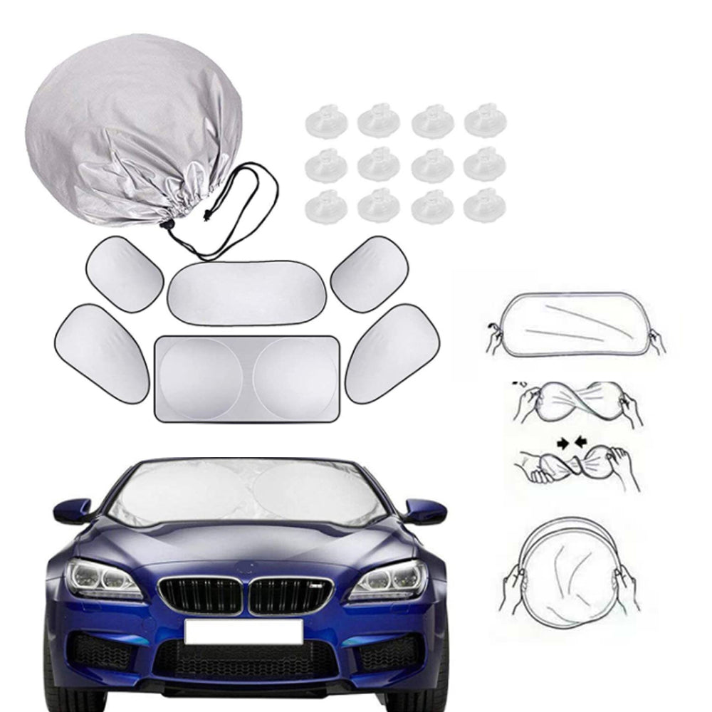 Set of 6 car window sun shades — view 3