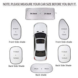 Set of 6 car window sun shades — view 6