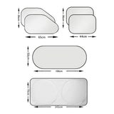 Set of 6 car window sun shades — view 9