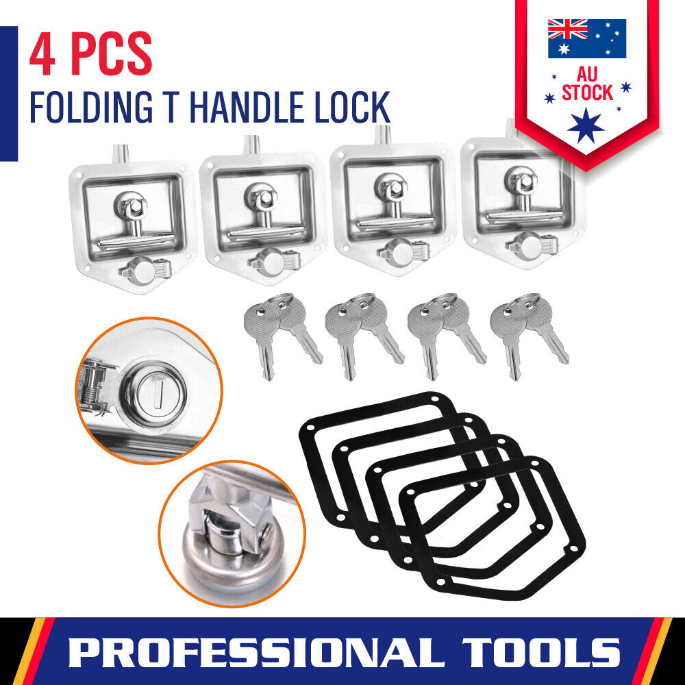 4-Piece T Handle Locks Tool Box — view 3