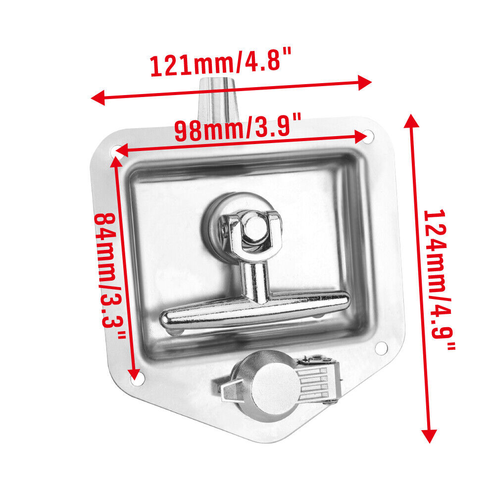 4-Piece T Handle Locks Tool Box — view 8