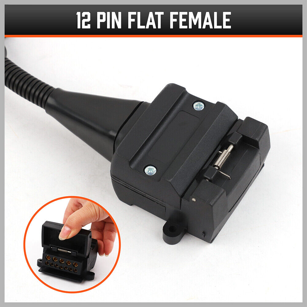 7 Pin Flat Plug to 12 — view 7