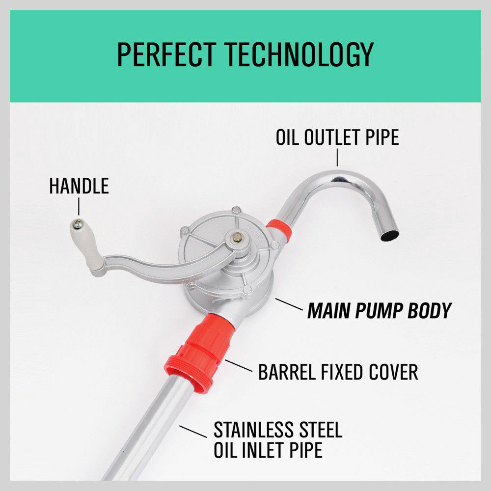Aluminium Rotary Drum Hand Pump — view 6