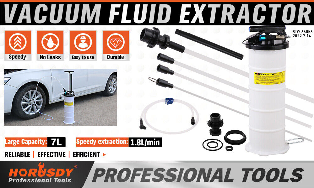 HORUSDY 7L oil extractor — view 3