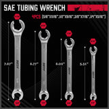 SEDY 4Pc Flare Nut Spanner Set — view 5
