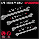 SEDY 4Pc Flare Nut Spanner Set — view 6