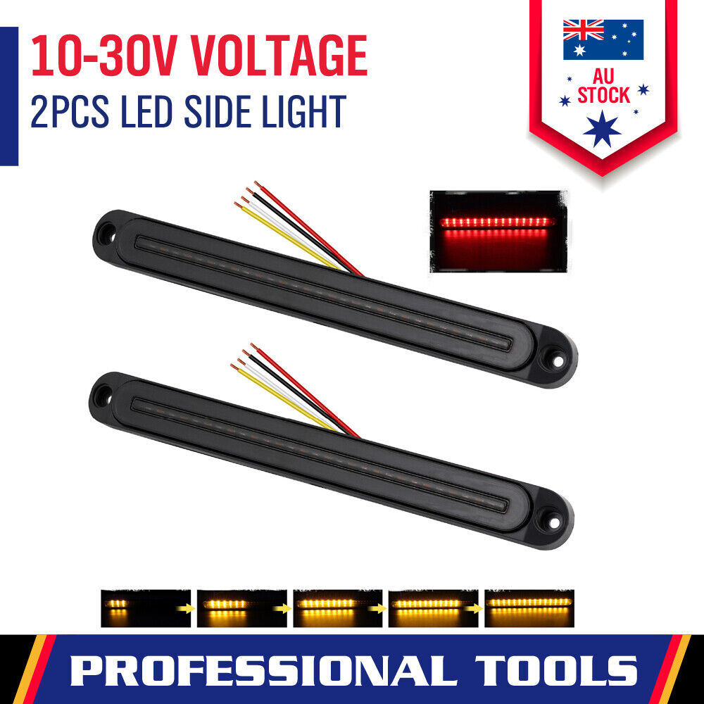 2Piece LED Tail Lights Flowing Turn — view 3