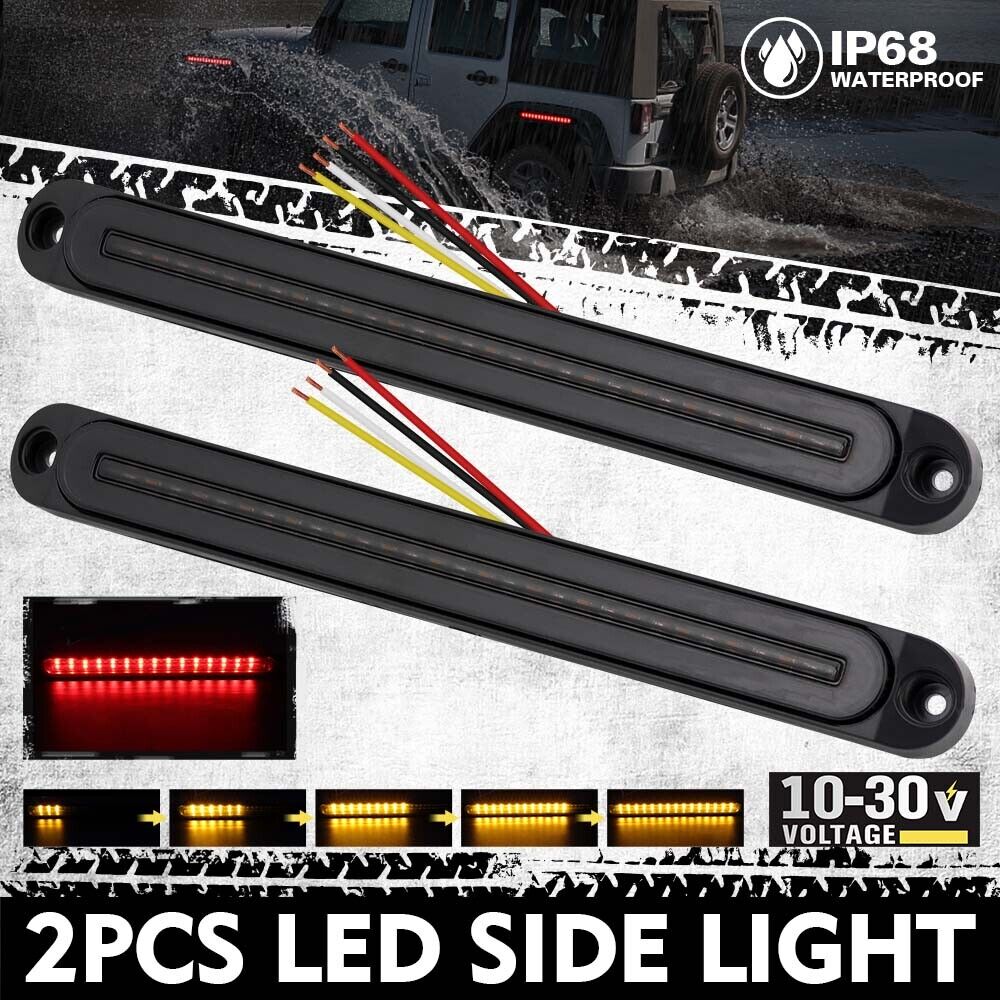 2Piece LED Tail Lights Flowing Turn — view 4