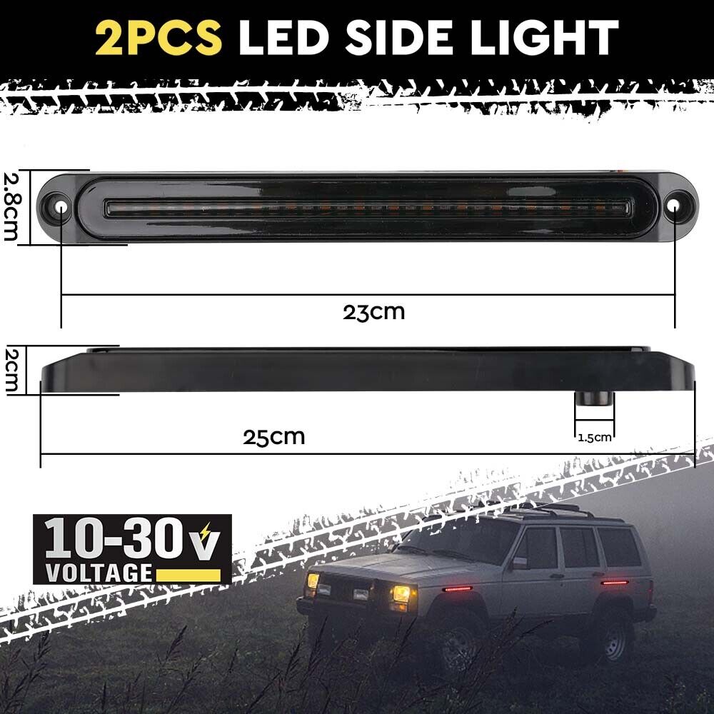 2Piece LED Tail Lights Flowing Turn — view 5