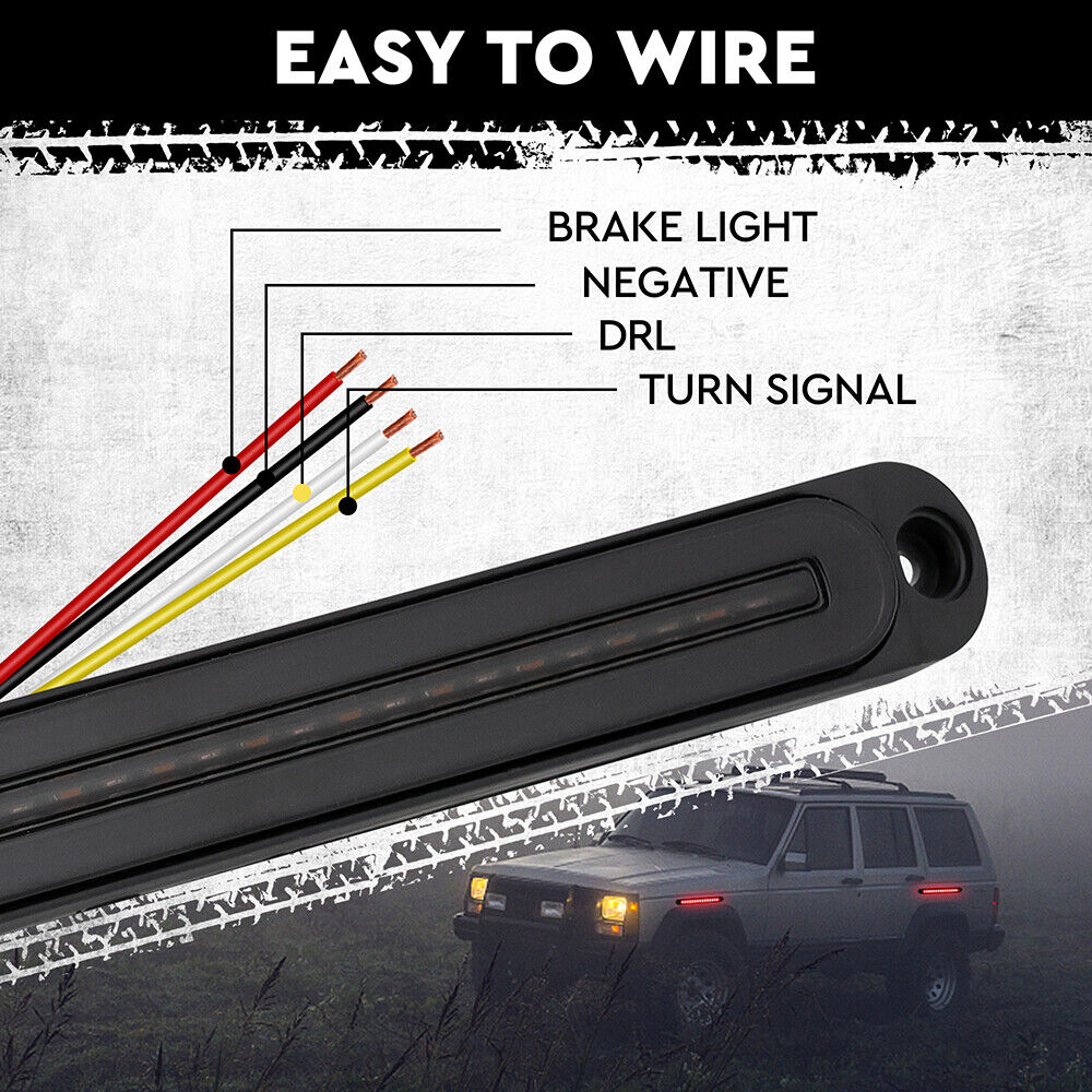 2Piece LED Tail Lights Flowing Turn — view 6