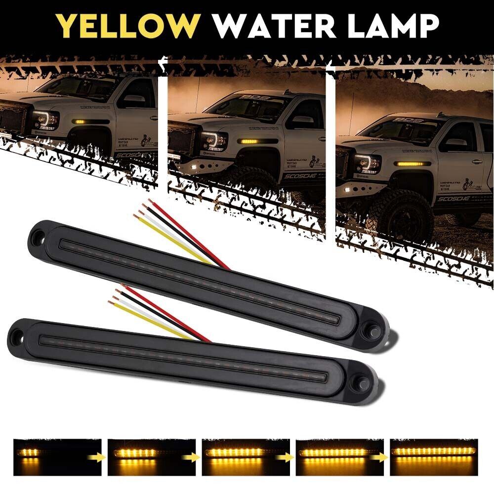 2Piece LED Tail Lights Flowing Turn — view 8