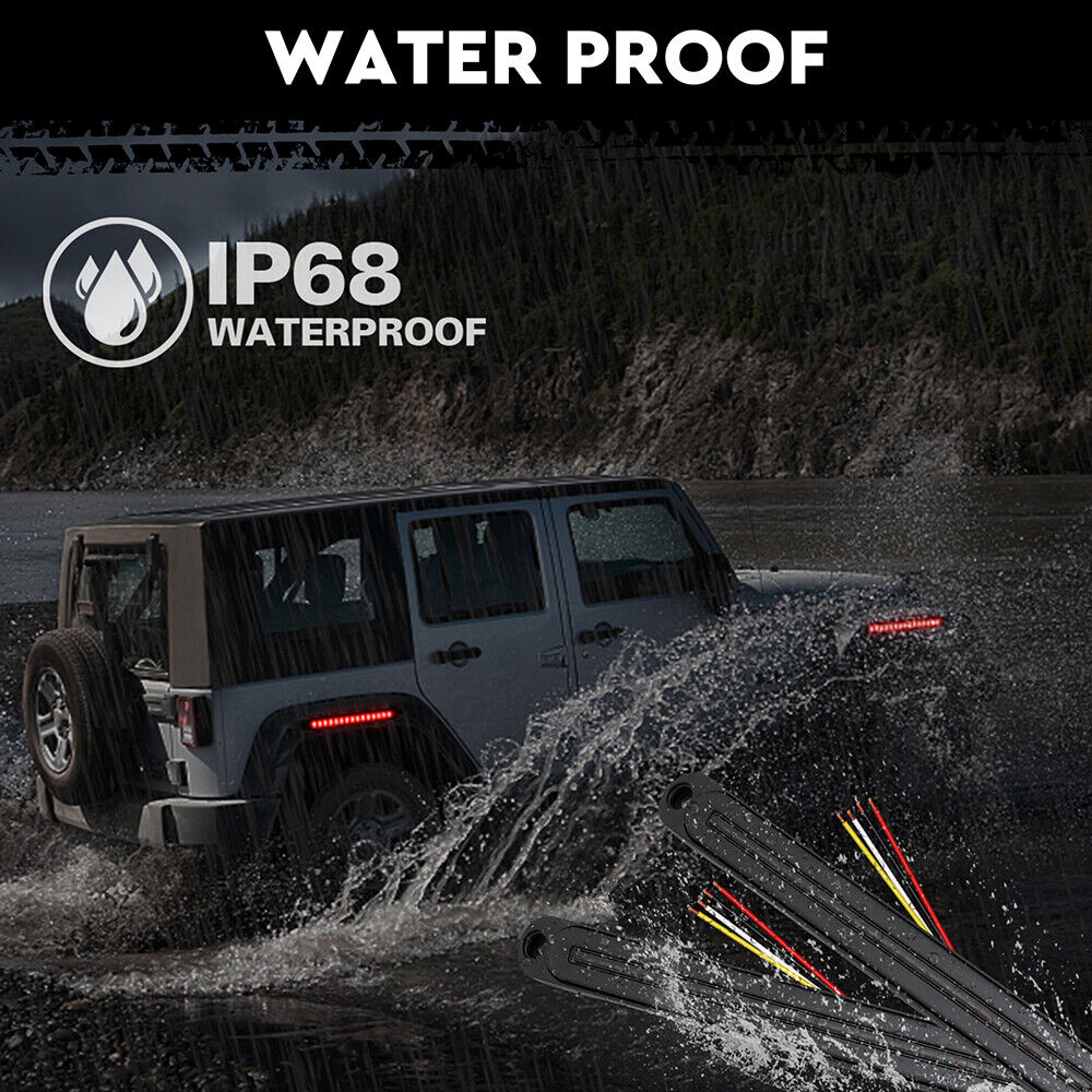 2Piece LED Tail Lights Flowing Turn — view 9