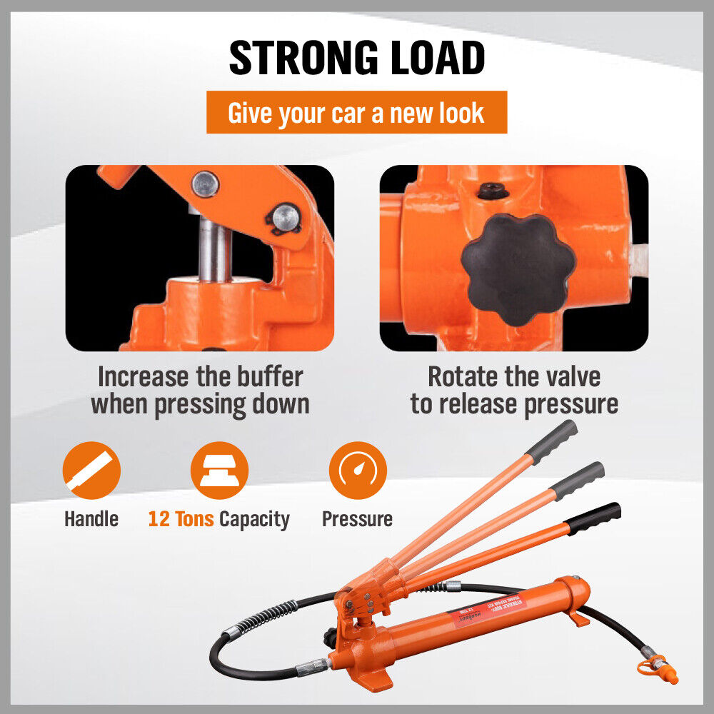 12T Porta Power Kit Hydraulic Ram — view 9