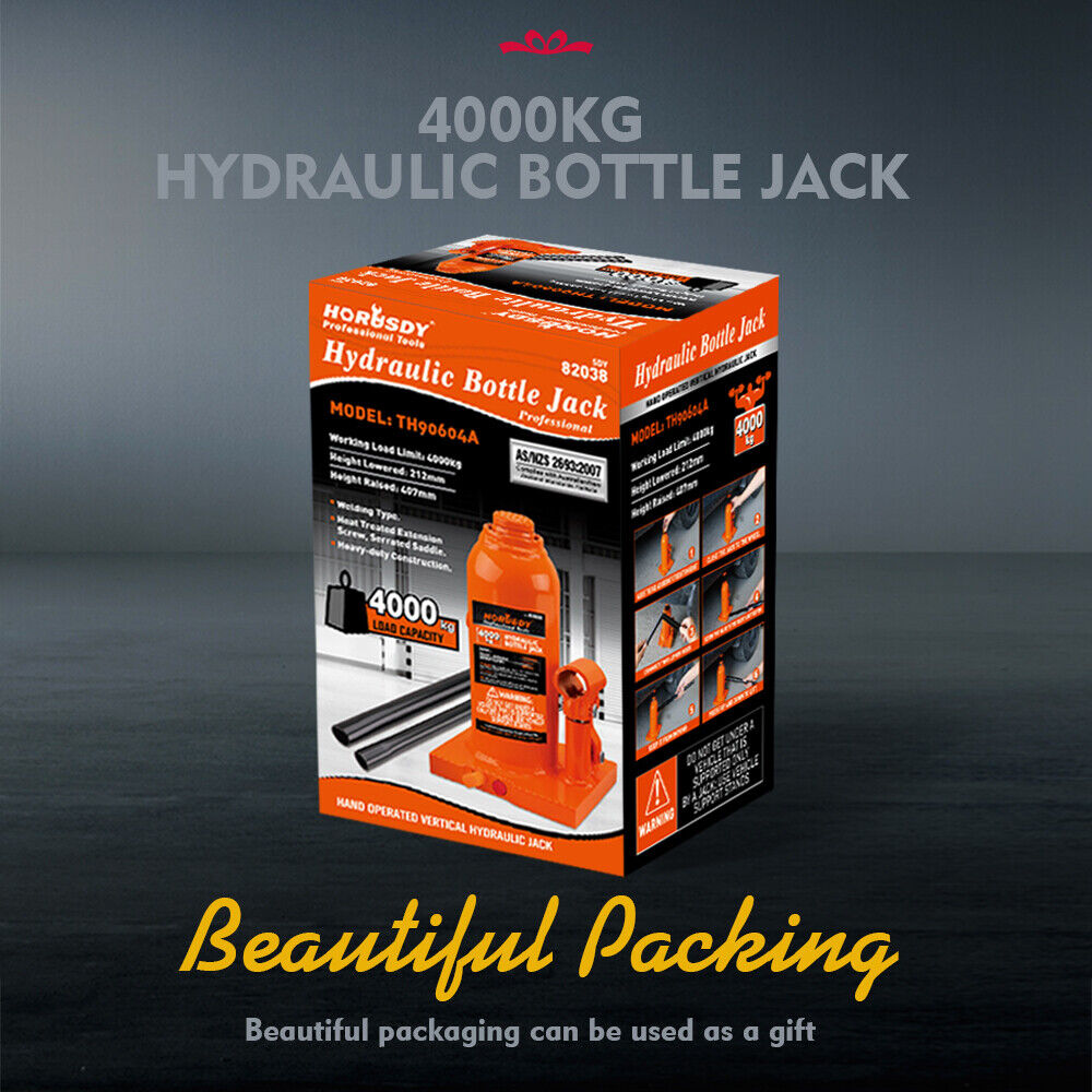 4-Ton 8000 LBs Hydraulic Bottle Jack — view 10
