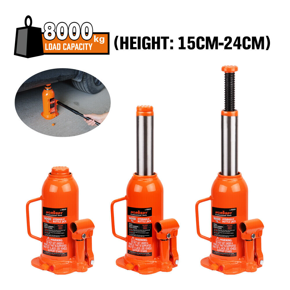 8-Ton 16000 LBs Hydraulic Bottle Jack — view 10