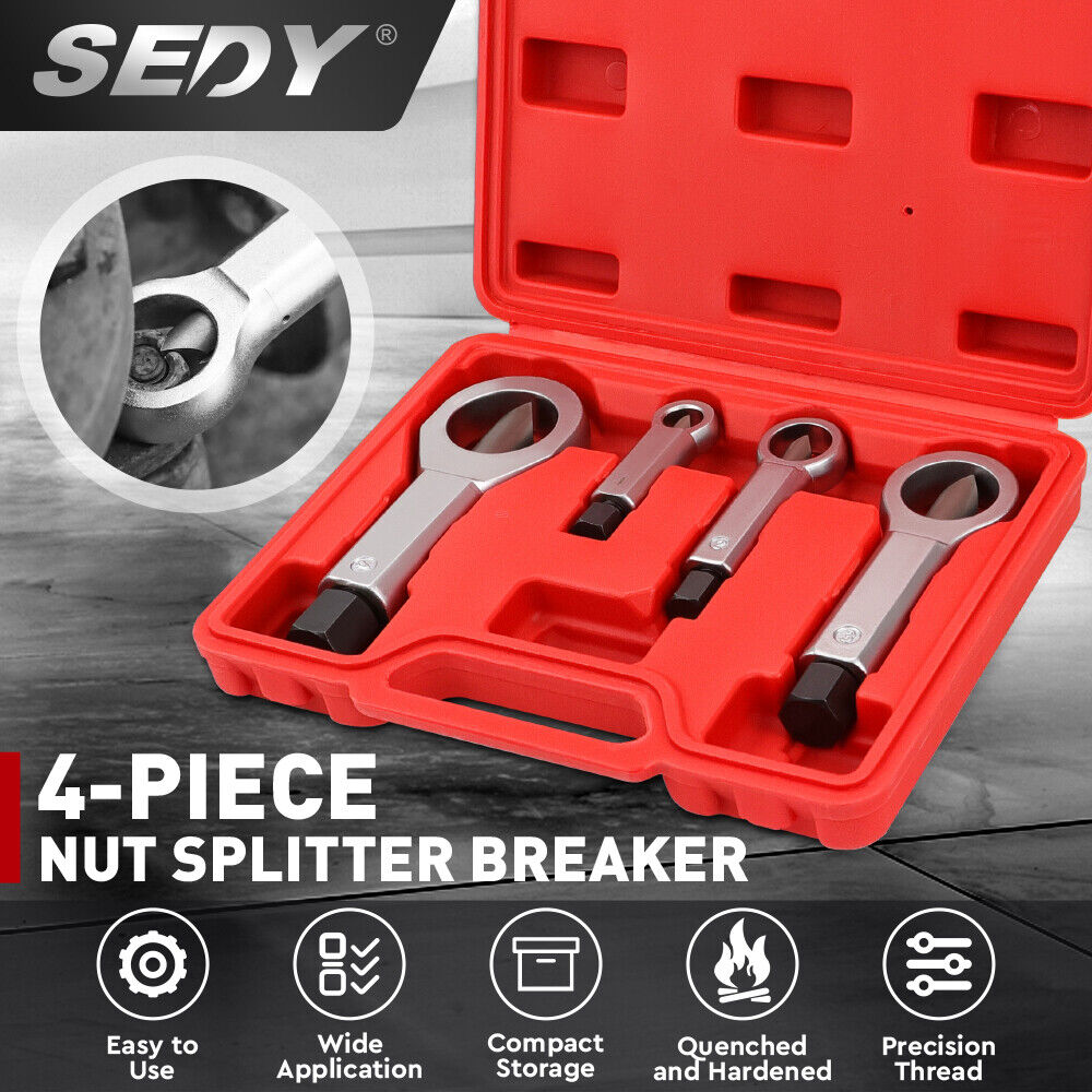 SEDY 4Pcs Metal Nut Splitter Kit — view 3
