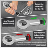 SEDY 4Pcs Metal Nut Splitter Kit — view 8