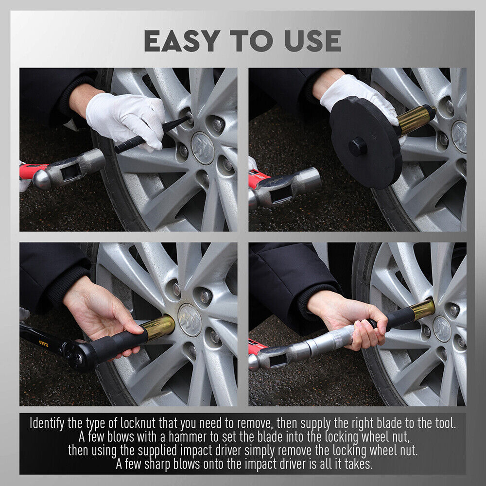 SEDY 10Pc Wheel Lock Removal Tool — view 9