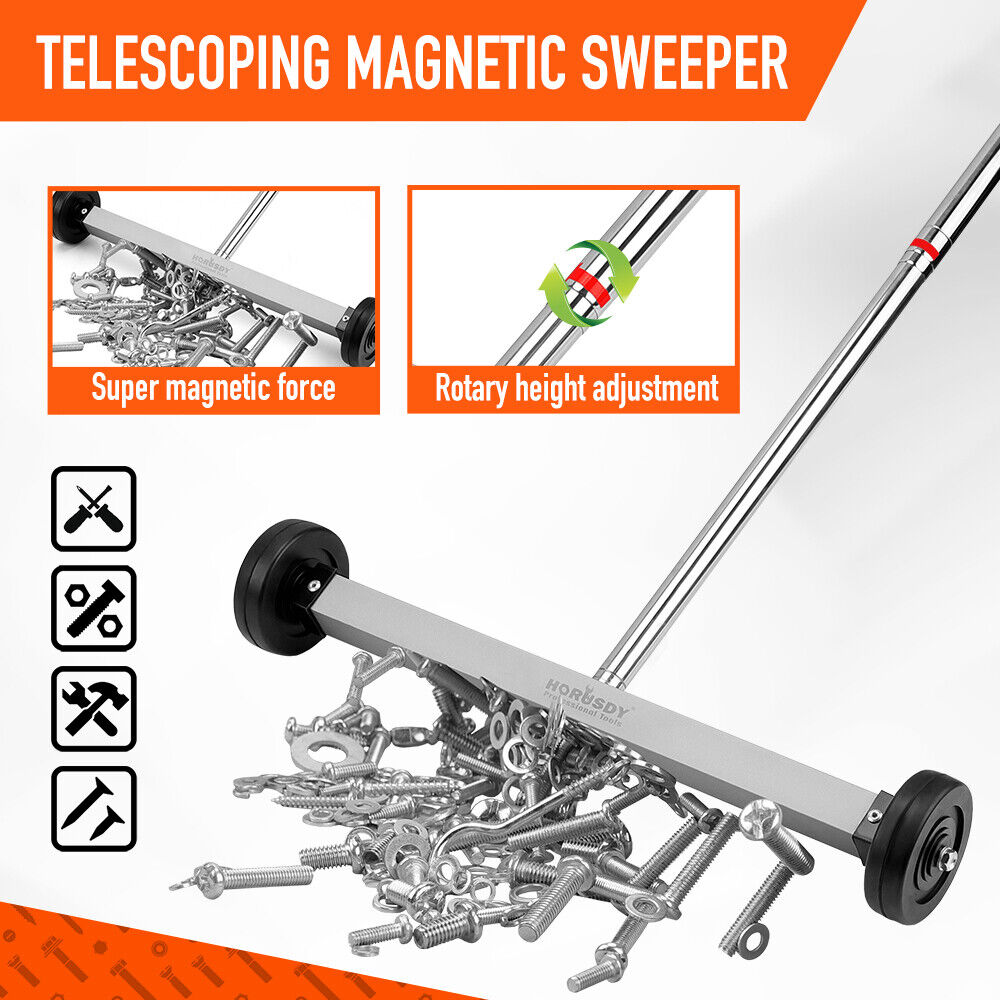 17inch Telescoping Magnetic Sweeper Magnet Broom — view 5