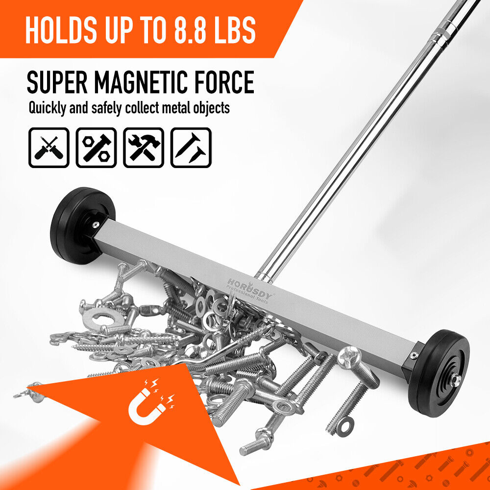 17inch Telescoping Magnetic Sweeper Magnet Broom — view 7