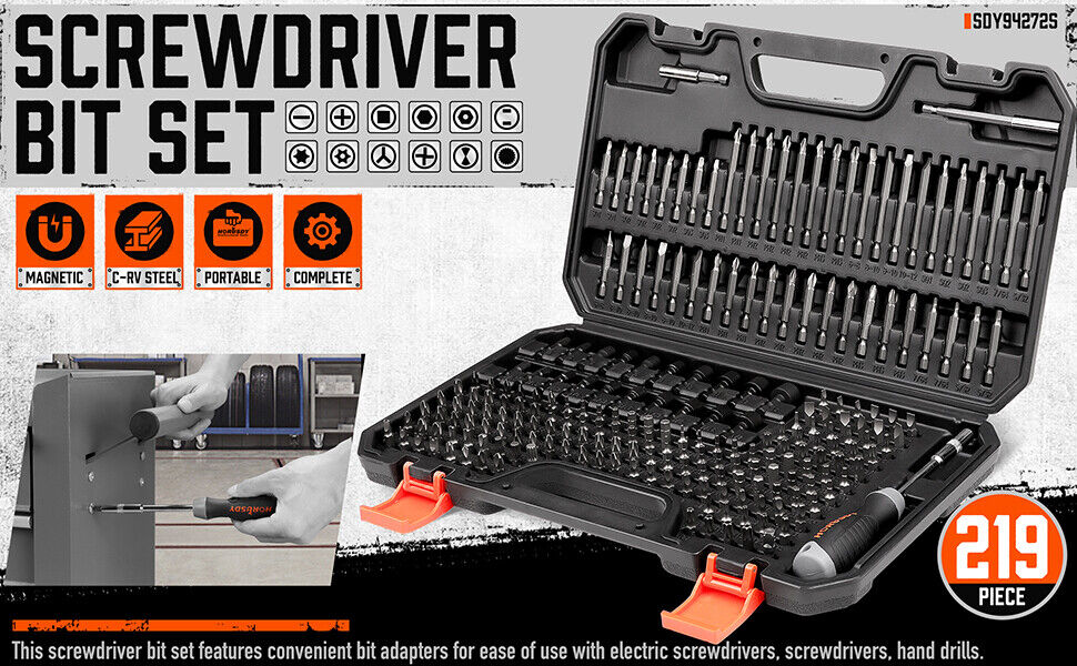 219-Piece Combination Security Bit Set Screwdriver — view 3