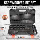 219-Piece Combination Security Bit Set Screwdriver — view 4