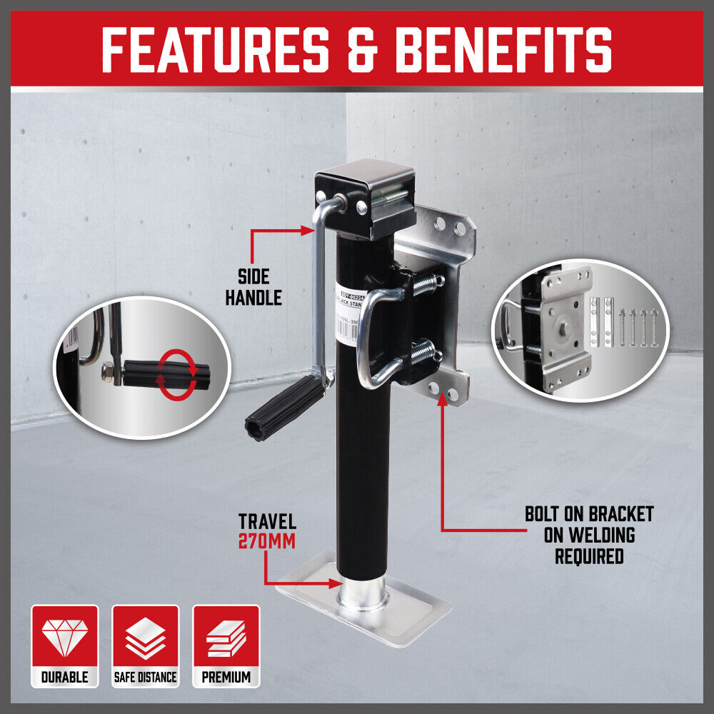 Trailer Caravan Canopy Jack Leg Stand — view 8