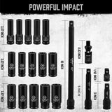 19pc Deep Impact Socket Set 1/2in — view 5