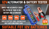 Digital 12V Alternator Battery Tester — view 3